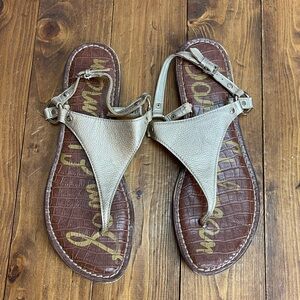 Sam Edelman Greta sandals light gold women’s size 8.5